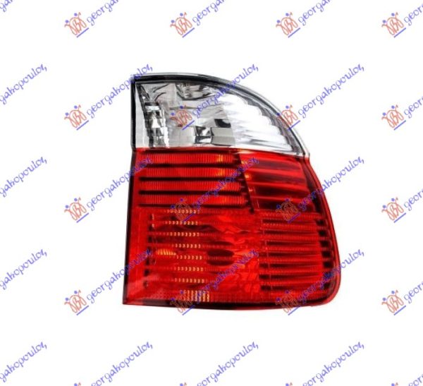 TAIL LAMP OUTER (RED-CLEAR) W/LED S.W. 2000- (E) (DEPO)
