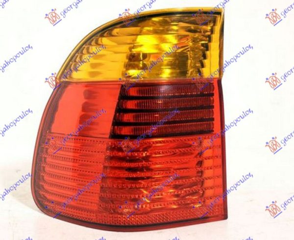 STOP LAMPA SPOLJASNJA KARAVAN (CRVENA/ZUTA) 2000- (DEPO) LEVO