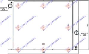 RADIATOR ALL MODELS PETROL MANUAL (620x490) (MAHLE PREMIUM LINE)