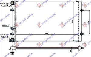RADIATOR ALL MODELS PETROL/DIESEL MANUAL/AUTOMATIC+/- A/C (650x415x25) (MAHLE BEHR)