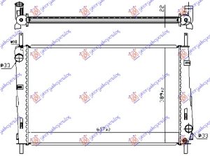HLADNJAK MOTORA 1.8/2.0 BENZIN (MAN/AUTO) (+AC) (62x40.5)