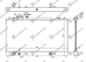 HLADNJAK MOTORA 1.8/2.0 BENZIN (MAN) (375x740x16)