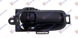 DOOR HANDLE FRONT/REAR INNER BLACK