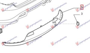 REAR BUMBER SPOILER SPORTING (O)