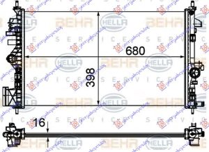 RADIATOR 1.6-1.8 PETROL (680x400) (MAHLE PREMIUM LINE)