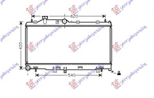 RADIATOR 2.0-2.5 RADIATOR MANUAL (340x685x16) (KOYO)