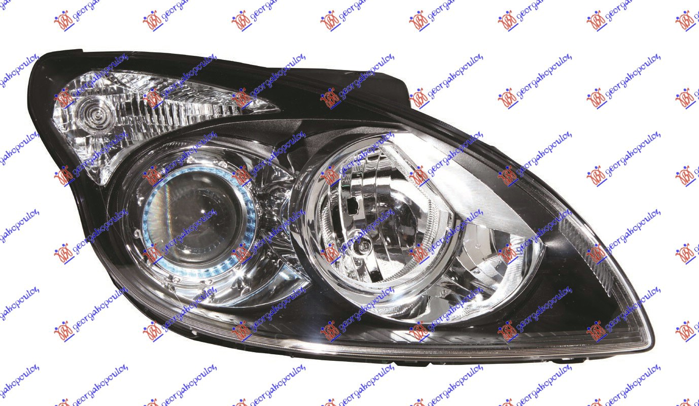 HEAD LAMP ELECTRICAL BLACK (CZECH) (O)