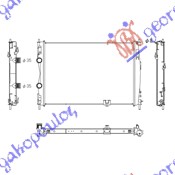 RADIATOR 2.0 DIESEL DCi (630x445x34) (KOYO)