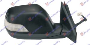 DOOR MIRROR ELECTRICAL HEATED (W/SIDE LAMP) (A QUALITY) (CONVEX GLASS)