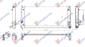 RADIATOR 1.8 PETROL VVTI (650x318) (KOYO)