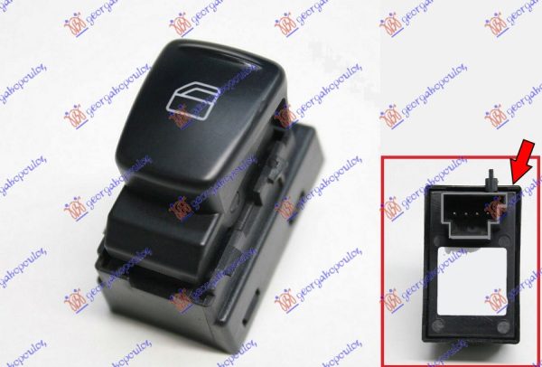 PREKIDAC U LEVIM/DESNIM VRATIMA (4 PIN) DESNO