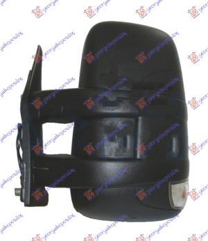 RETROVIZOR MEHANICKI KRATKI (MIGAVAC) (KONVEKSNO STAKLO) LEVO