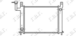 HLADNJAK MOTORA 1.4/1.6CC (490x348) (KOYO)