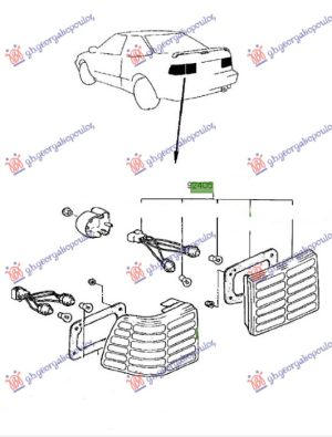 TAIL LAMP INNER (O)