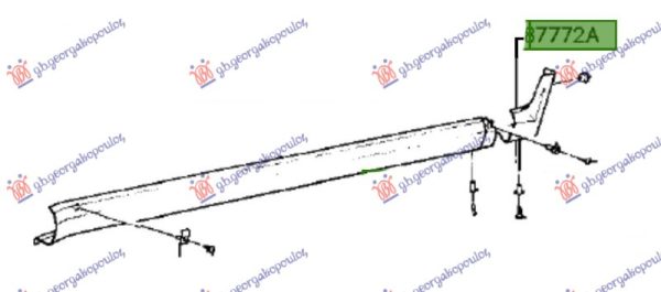 DOOR SILL MOULDING REAR