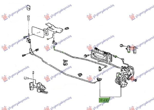 REAR DOOR LOCK