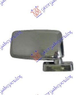 DOOR MIRROR MANUAL BLACK (FLAT GLASS)