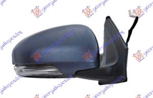DOOR MIRROR ELECTRICAL PRIMED (W/SIDE LAMP) (A QUALITY)