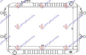 HLADNJAK MOTORA 2.6 BENZIN (40x64.5x30)