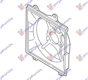 COOLING FAN SHROUD PETROL