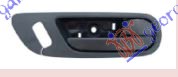 DOOR HANDLE FRONT/REAR INNER BLACK