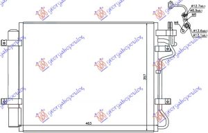 HLADNJAK KLIME 1.6 CRDi (435x350x16)