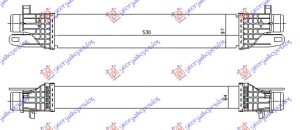 HLADNJAK INTERKULERA 1.4 TB BENZIN (530x100x64)
