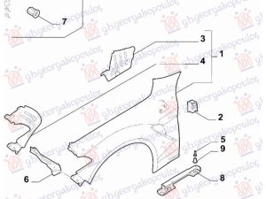 FRONT FENDER (O)