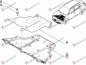 COVER ENGINE PLASTIIC (O)