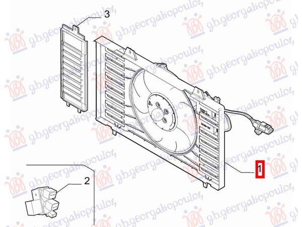 VENTILATOR RADIATOR (O)
