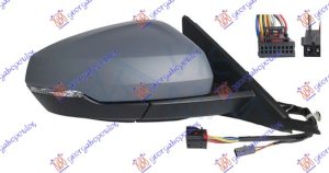 RETROVIZOR ELEKTRICNI SA GREJACEM PM (ELEKTRO-SKLOPIV) (MEMORIJA) (MIGAVAC) (MRTAV UGAO) (14 PIN) (KONVEKSNO STAKLO) DESNO
