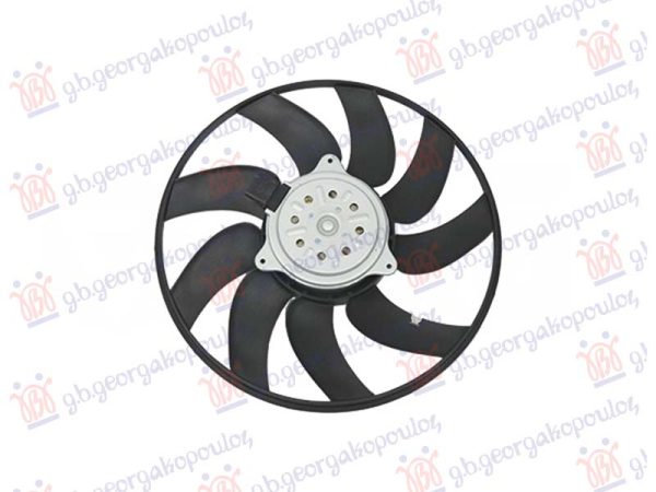 VENTILATOR BENZIN/DIZEL (MOTOR+ELISA) (DESNO) (340mm) (2 PIN)