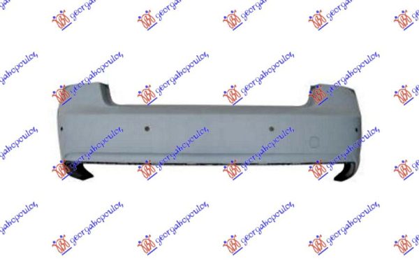 REAR BUMPER PRIMED (COUPE CABRIO) (W/4 PDC & CAMERA)