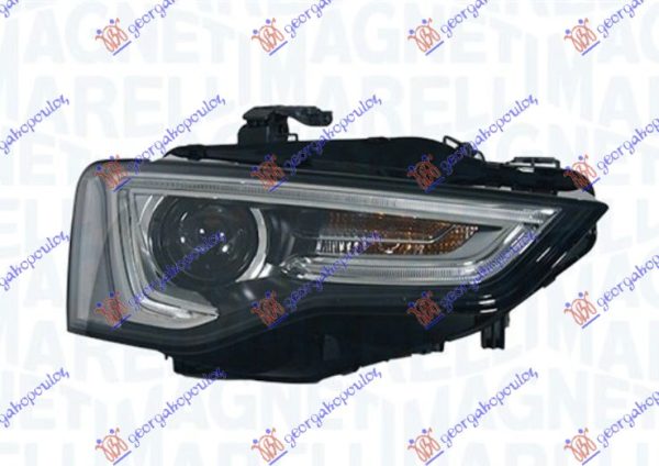 FAR Bi-XENON CRNI SA LED DNEVNIM SVETLOM (MARELLI) DESNO