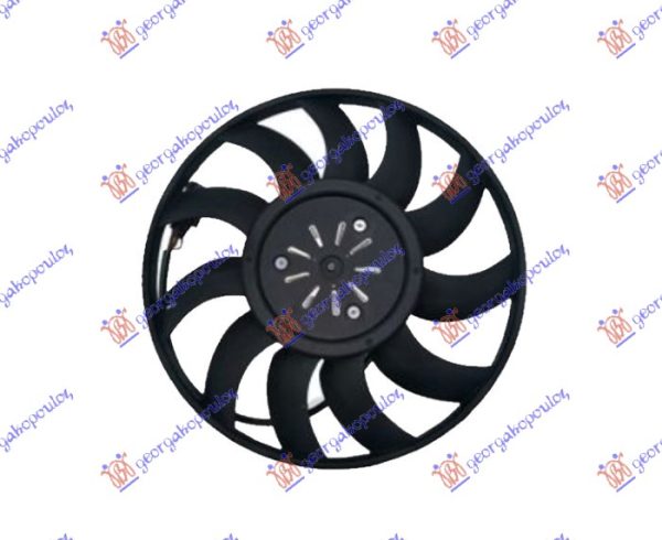 VENTILATOR (MOTOR+ELISA) 4.0 TFSI/6.3 FSI BENZIN - 3.0/4.2 TDI DIZEL (380mm) (400W) (DESNO)