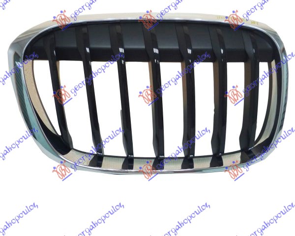PVC MASKA HROM/CRNA (BASIC) DESNO