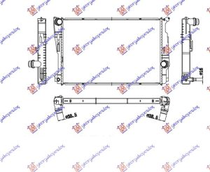 RADIATOR ALL PETROL/DIESEL AUTOMATIC (600x390x32) (KOYO)