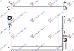 RADIATOR FOR ALL PETROL/DIESEL MANUAL (600x390x32) (KOYO)