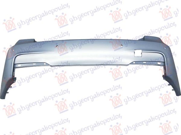 REAR BUMPER PRIMED (F30/SDN) (M-SPORT) (W/4 PDC)