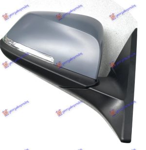 DOOR MIRROR ELECTRICAL HEATED PRIMED (W/SIDE LAMP) (ASPHERICAL GLASS)