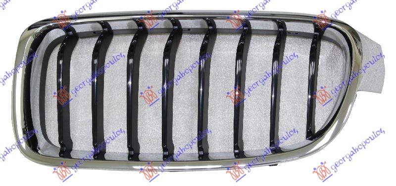 PVC MASKA HROM/CRNA SPORT LEVO