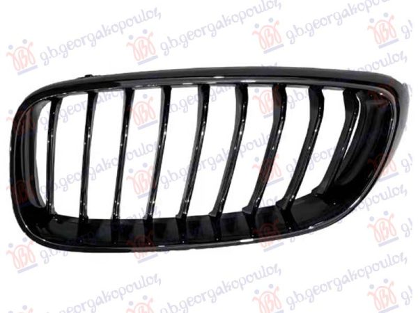 GRILLE SIDE PIECE PAINTED BLACK 2016-