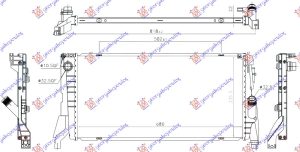 RADIATOR 1.5 (216i-218i) PETROL MANUAL/AUTOMATIC (680x330x22) (KOYO)