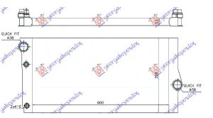 HLADNJAK MOTORA ZA SVE MODELE DIZEL (: GT/F07) (600x310x32) (MAHLE PREMIUM LINE)