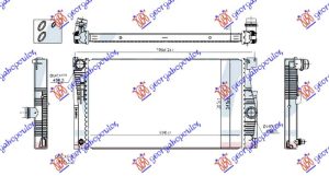 RADIATOR 2.0 PETROL +/- A/C AUTOMATIC (600x343) (KOYO)
