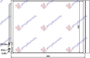 HLADNJAK KLIME BENZIN/DIZEL (&GT/F07) (625x470x16) (BEHR TIP)