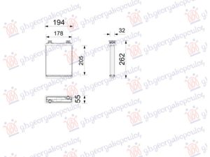 GREJAC KABINE (205x173) (MAHLE BEHR PREMIUM LINE)