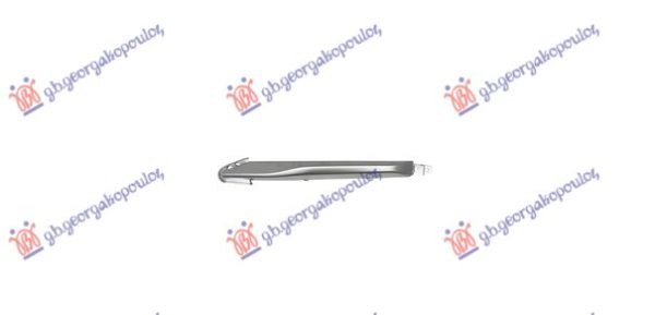 FRONT BUMPER GRILLE MOULDING (SUMMIT) CHROME SATIN NICKEL