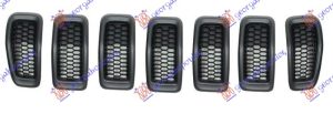 PVC MASKA KOMPLET CRNA (SREBRNI OKVIR) (SET 7 DELOVA)