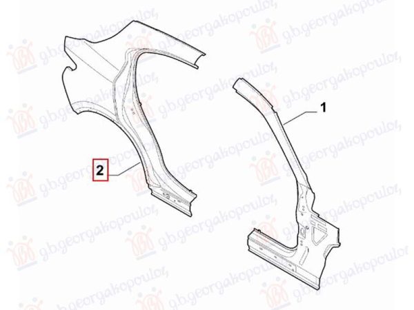 REAR FENDER (O)